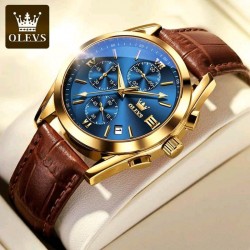 https://www.himelshop.com/OLEVS Watch Men Quartz Original Relo Waterproof Genuine Leather Belt Watch