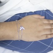 https://www.himelshop.com/Great Looking Silver Butterfly Alloy Bracelet for Women or Girl