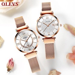Olevs Full Diamond Wrist Watches