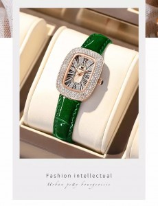OLEVS Watch 9940 Fashion Square Dial Diamond