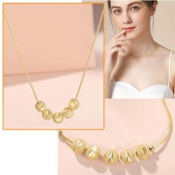 https://www.himelshop.com/Gold Plated Moisture Light Luxury Jewellery Necklace for Five Blessings