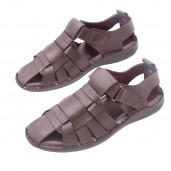 https://www.himelshop.com/Stylish Leather Sandal For Men - Chocolate