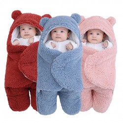 https://www.himelshop.com/Baby Sleeping Bag Ultra-Soft Fluffy Fleece Newborn Receiving Blanket Infant Boys Girls Clothes
