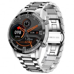 https://www.himelshop.com/LIGE Men Silver Smart Watch for Android iOS iPhone Make Answer Call Fitness Tracker  Smartwatch