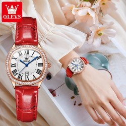 OLEVS – Watch Simple Luxury Strap Machine Women Fashion