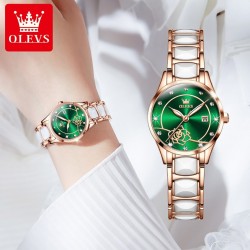 Olevs Watch 3606 Flower Designed Quartz